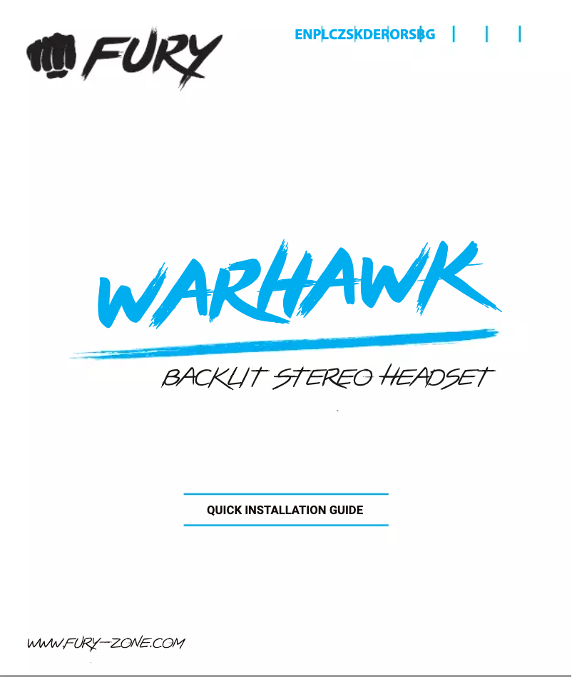 Image de la première page du manuel de l'appareil Warhawk