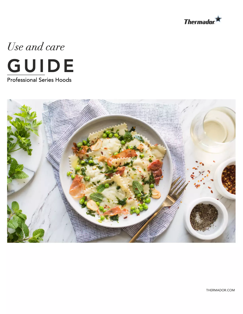 Page 1 de la notice Manuel utilisateur Thermador HPIN54WS