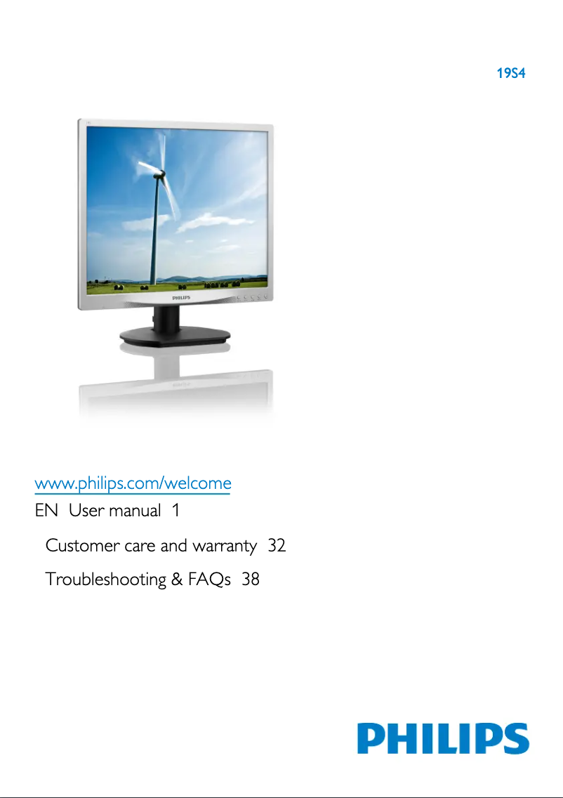 Image de la première page du manuel de l'appareil 19S4LAW5