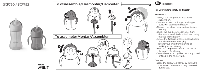 Page n°1 - Manuel utilisateur Philips PowerPro CRP743