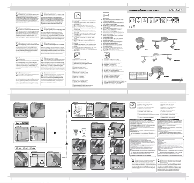 Página 1 del manual Manual de usuario Ranex RX2686