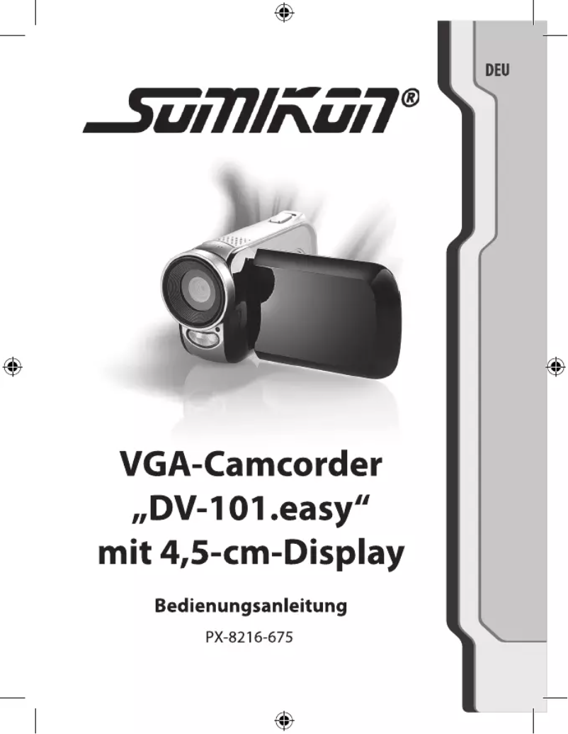 Page n°1 - Manuel utilisateur Somikon DV-101.easy