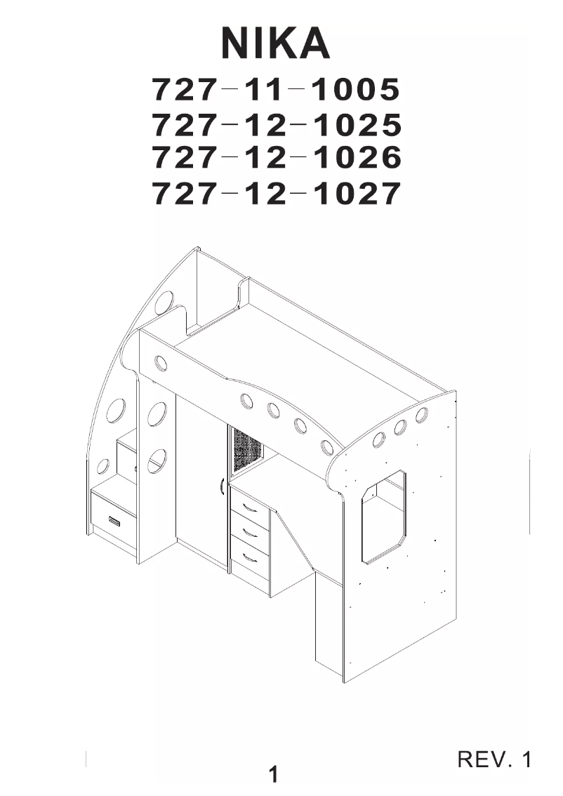 Page 1 de la notice Manuel utilisateur JYSK Nika