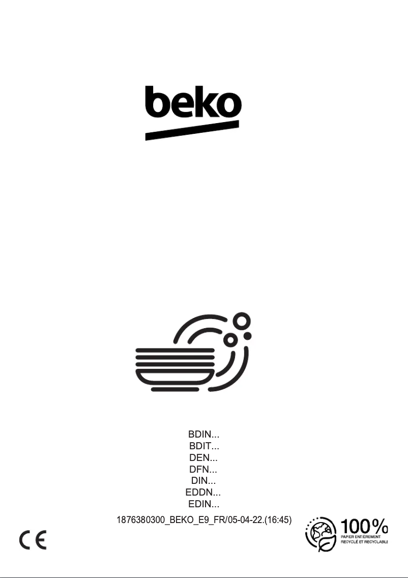 Page n°1 - Manuel utilisateur Beko BDIN384D0C