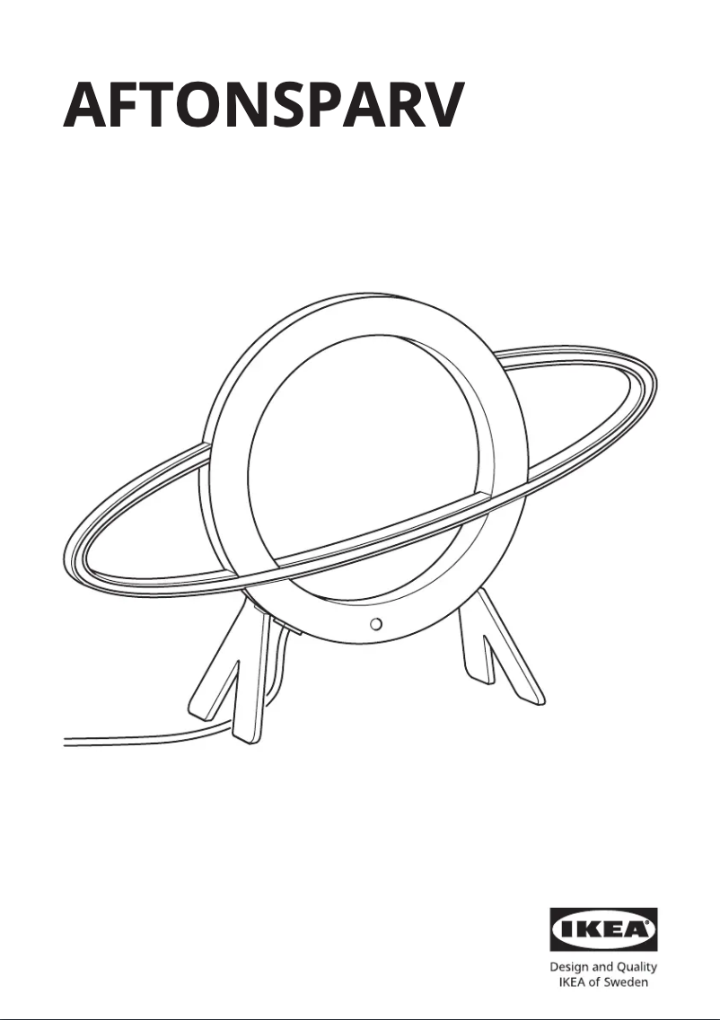 Image de la première page du manuel de l'appareil AFTONSPARV 205.592.09