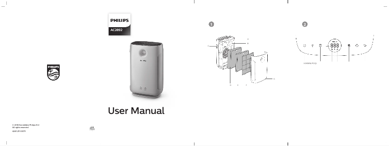 Página 1 del manual Manual de usuario Philips AC2892