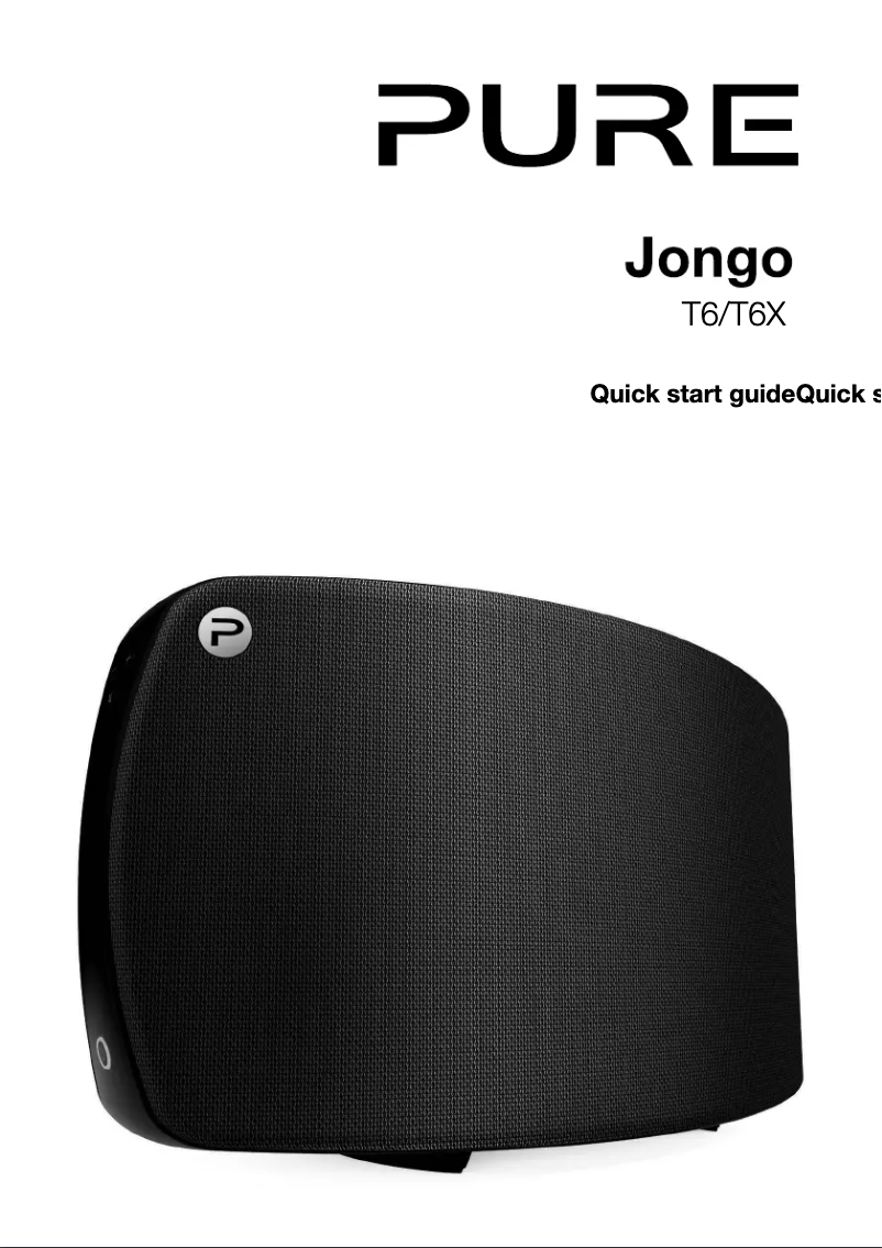 Image de la première page du manuel de l'appareil Jongo T6X