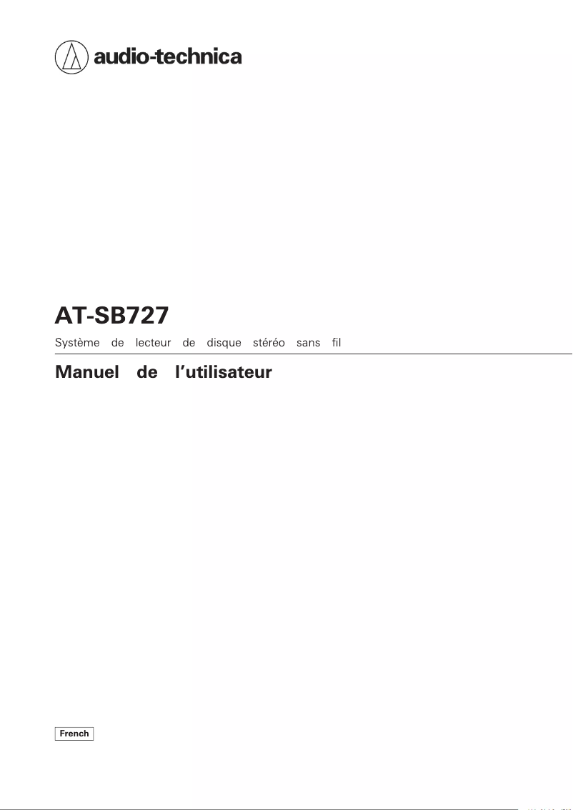 Page n°1 - Manuel utilisateur Audio-Technica AT-SB727