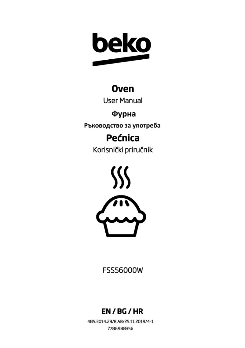 Page n°1 - Manuel utilisateur Beko FSS56000W