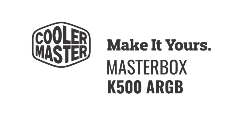 Page 1 de la notice Manuel utilisateur Cooler Master MasterBox K500 ARGB
