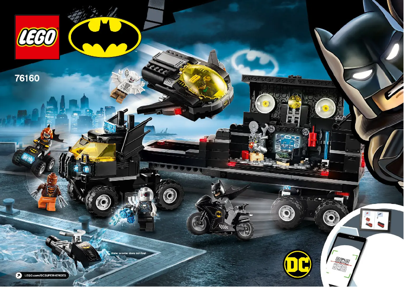 Page 1 de la notice Manuel utilisateur Lego DC Super Heroes 76160