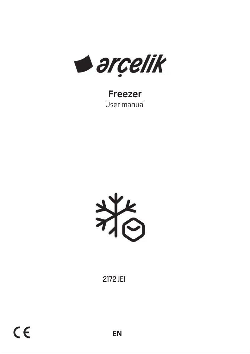 Page n°1 - Manuel utilisateur Arçelik 2172 JEI