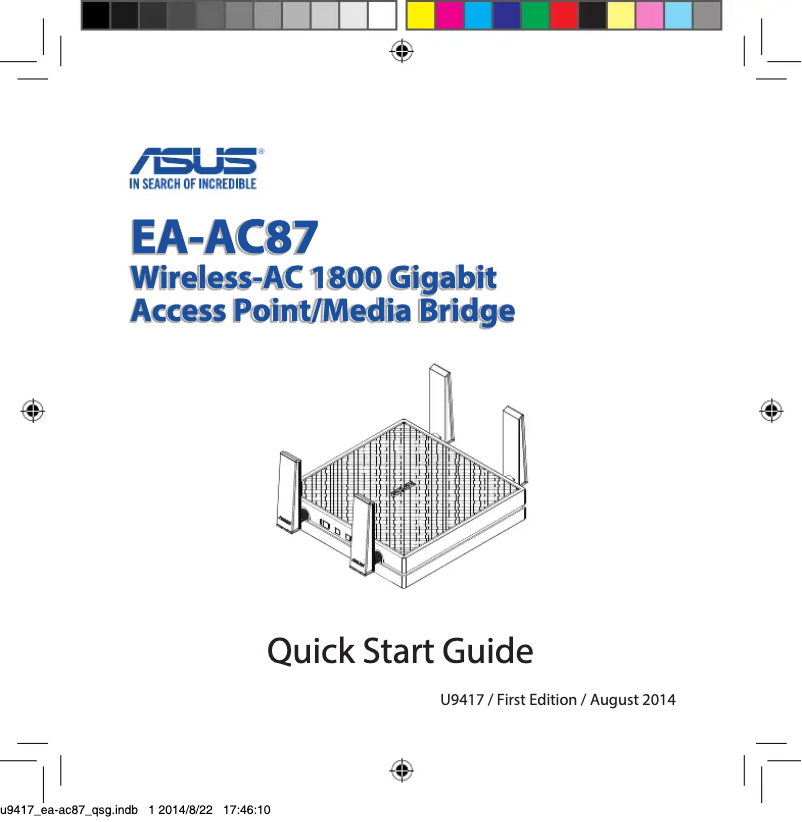 Página 1 del manual Manual de usuario Asus EA-AC87