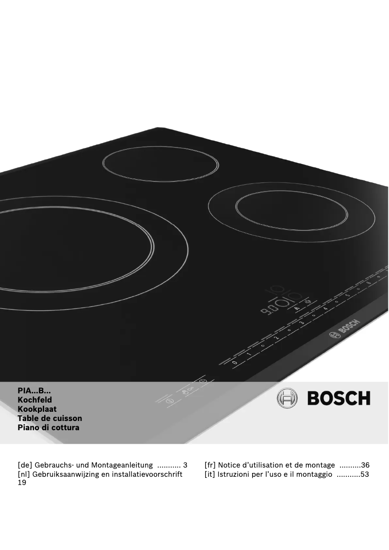 Image de la première page du manuel de l'appareil PIA611B68B