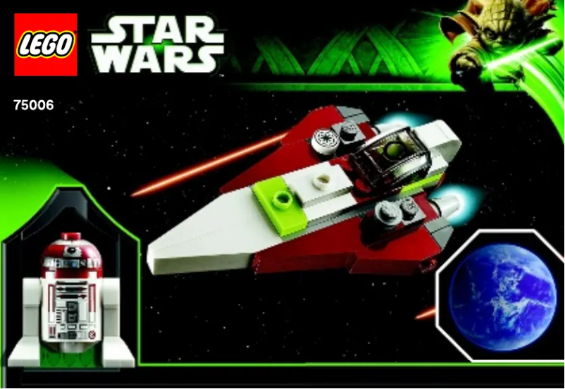 Image de la première page du manuel de l'appareil Jedi Starfighter (TM) & Kamino (TM)