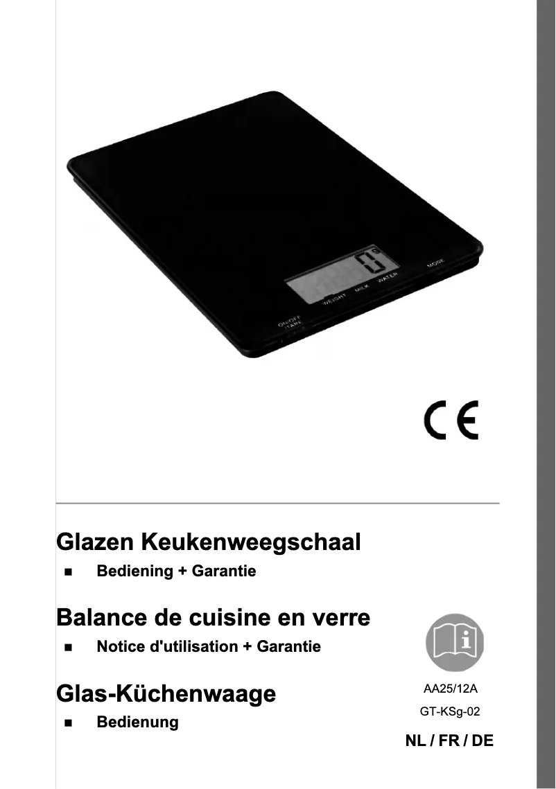 Image de la première page du manuel de l'appareil GT-KSg-02