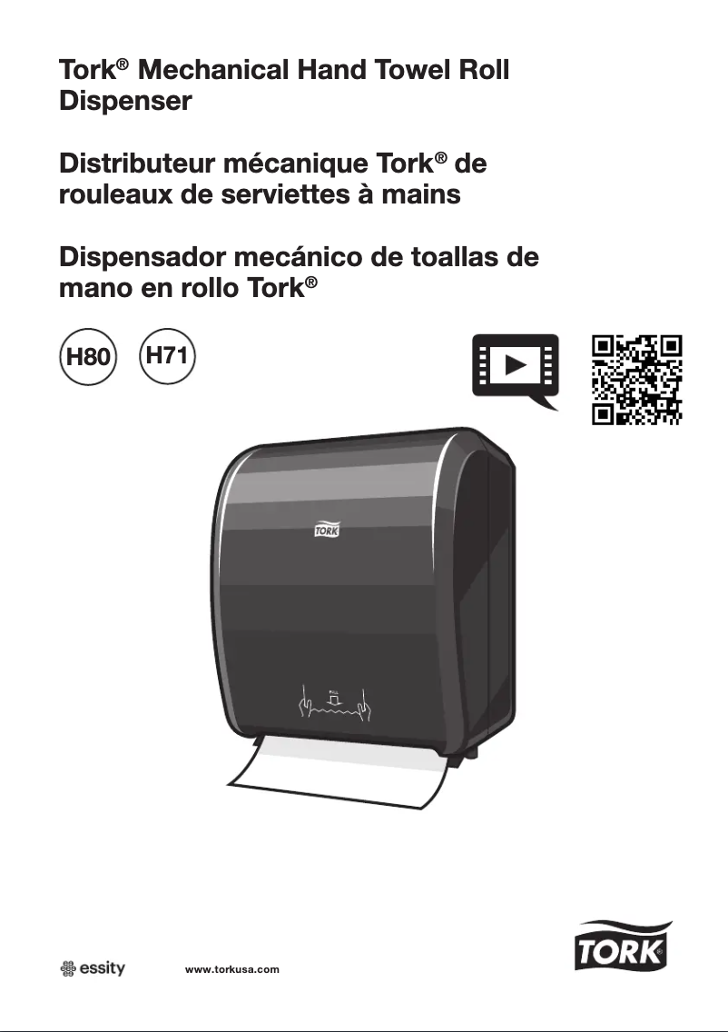 Image de la première page du manuel de l'appareil H71