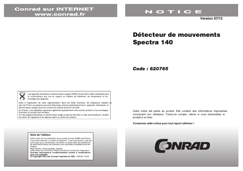 Image de la première page du manuel de l'appareil L210N WHI