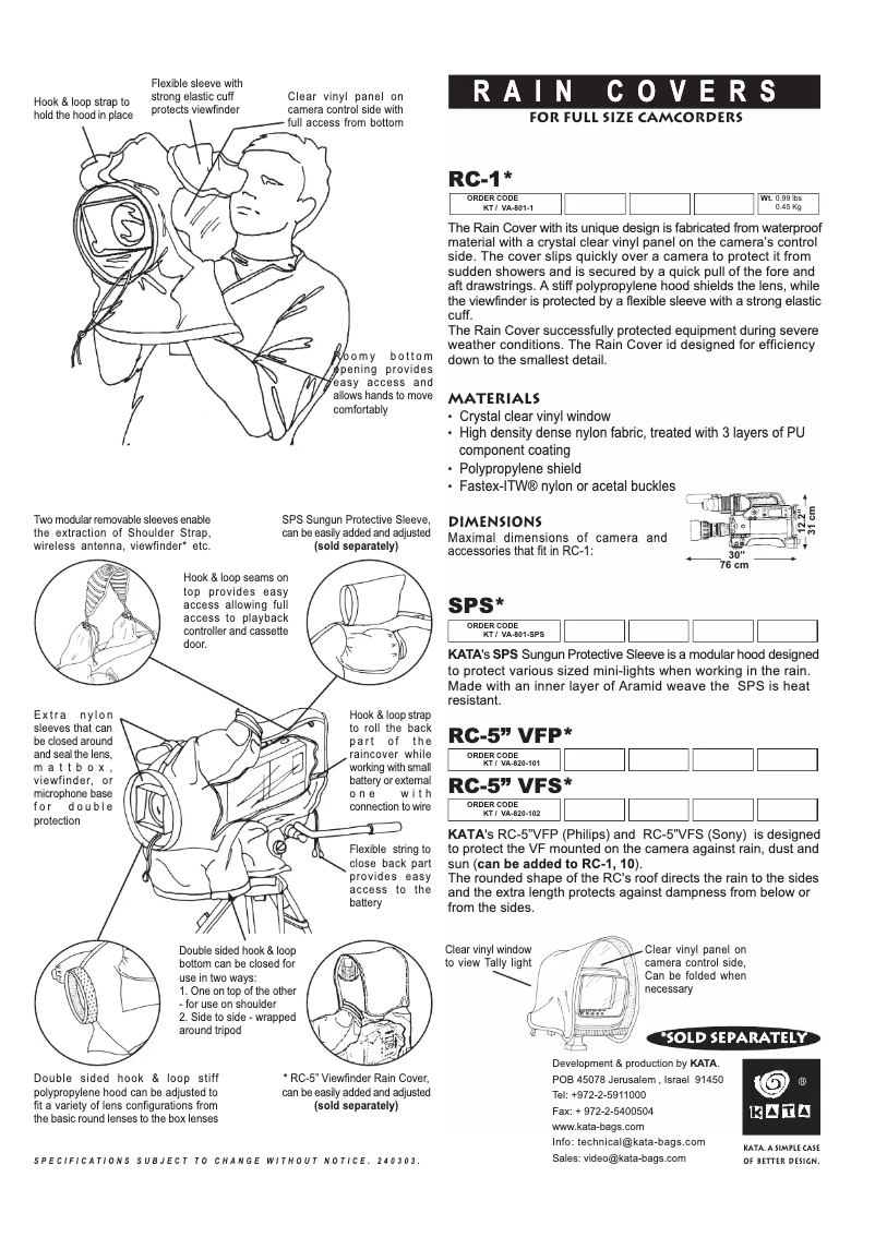 Image de la première page du manuel de l'appareil RC 1