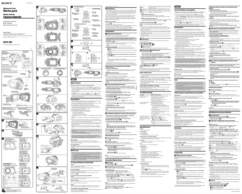 Página 1 del manual Manual de usuario Sony MPK-WE