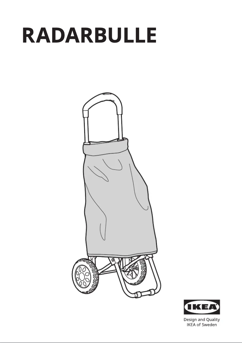 Image de la première page du manuel de l'appareil RADARBULLE 304.852.27