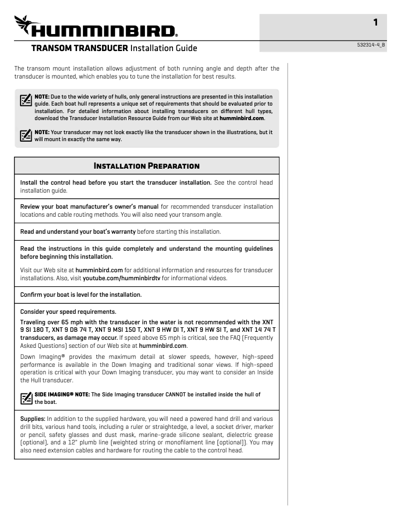 Image de la première page du manuel de l'appareil HELIX 7 CHIRP SI GPS G2N