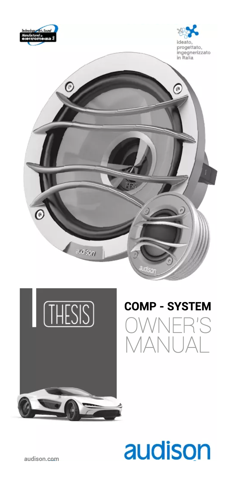 Image de la première page du manuel de l'appareil Thesis TH 3.0 II Voce