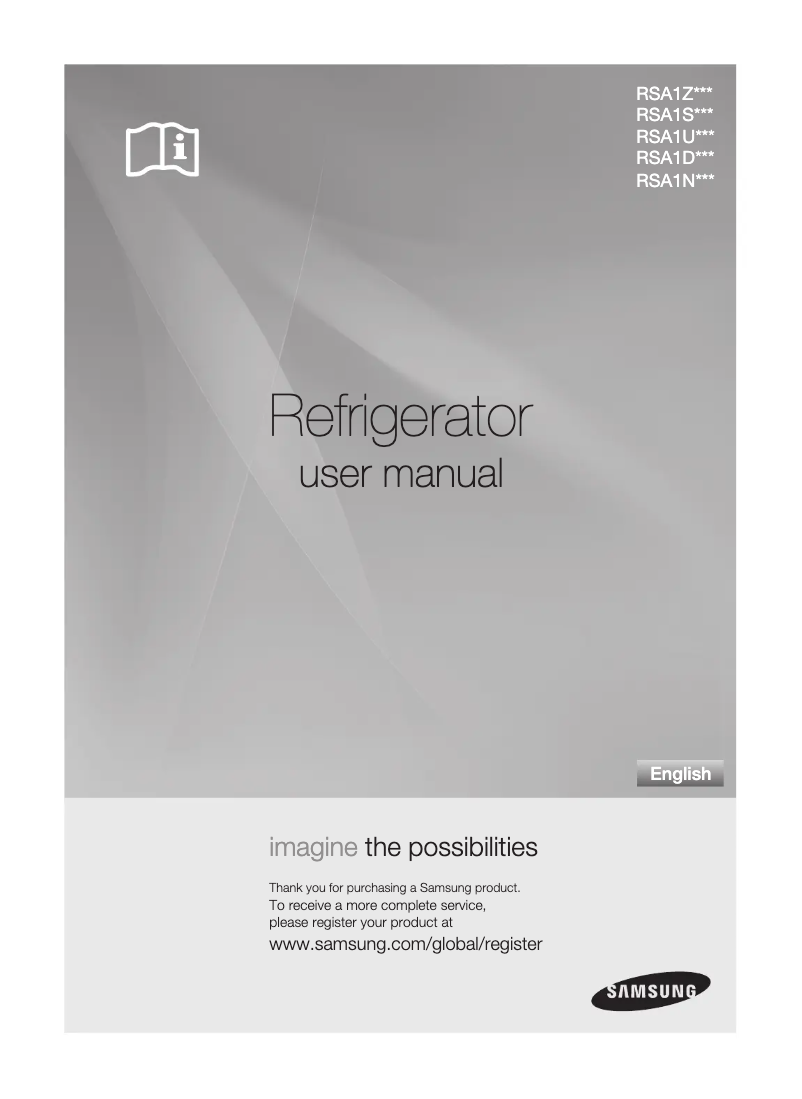 Page n°1 - Manuel utilisateur Samsung RSA1WTPE