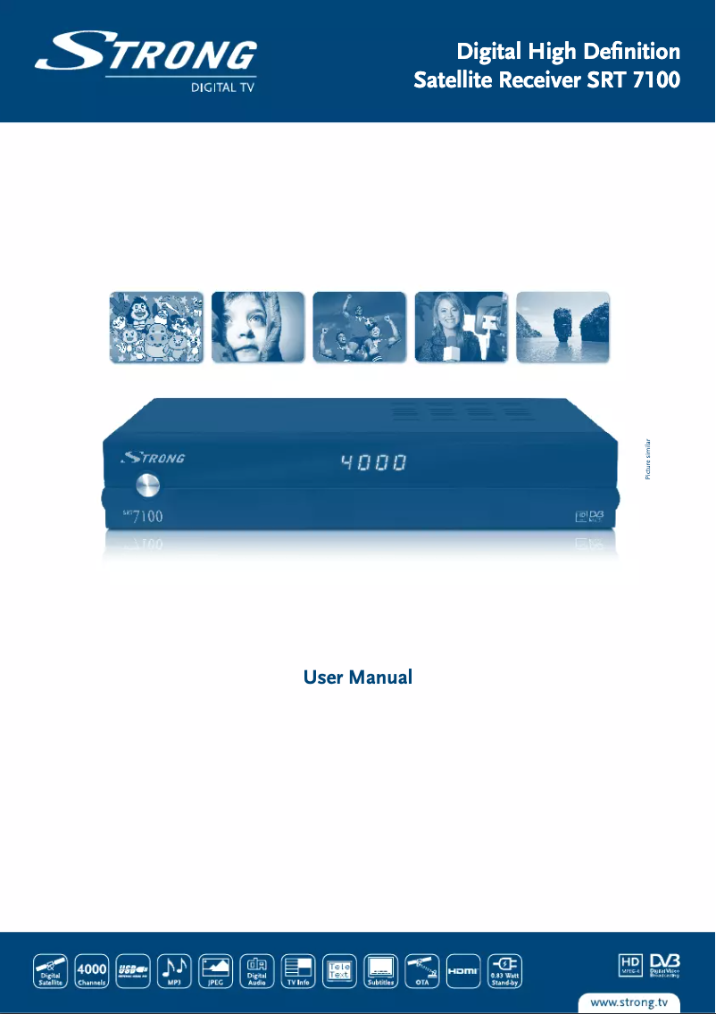 Image de la première page du manuel de l'appareil SRT 7100