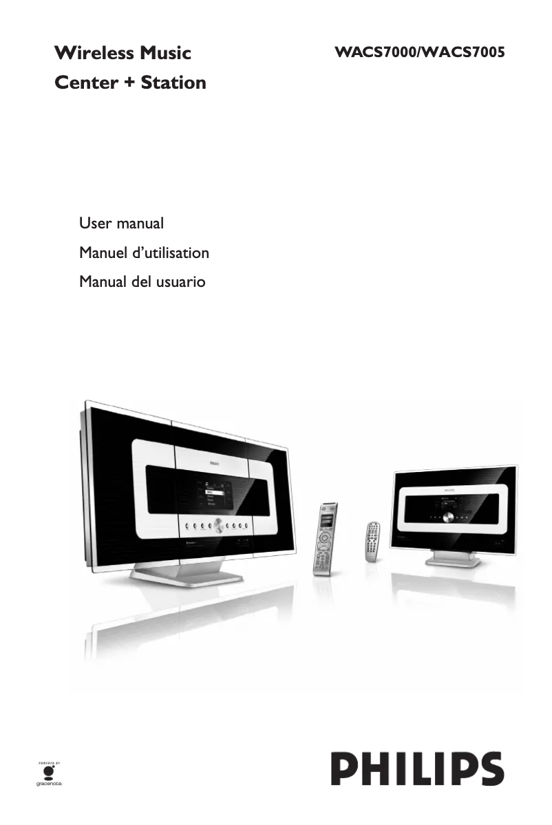 Page n°1 - Manuel utilisateur Philips WACS7005