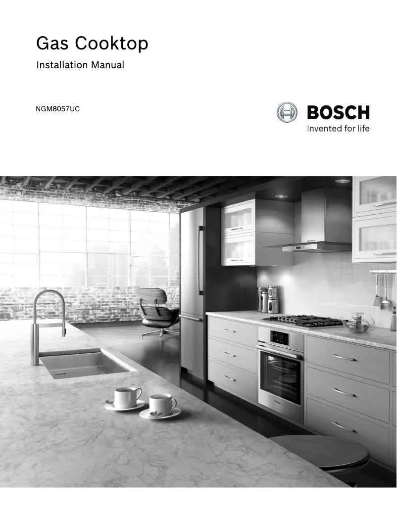 Page 1 de la notice Manuel utilisateur Bosch NGM8057UC