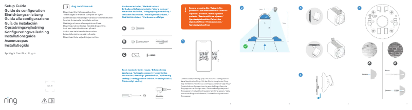 Página 1 del manual Manual de usuario Ring Spotlight Cam Pro Plug-in