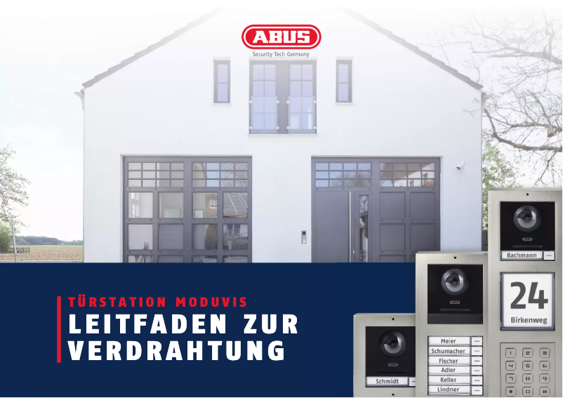 Page 1 of the manual Wiring Diagram Abus TVHS20040