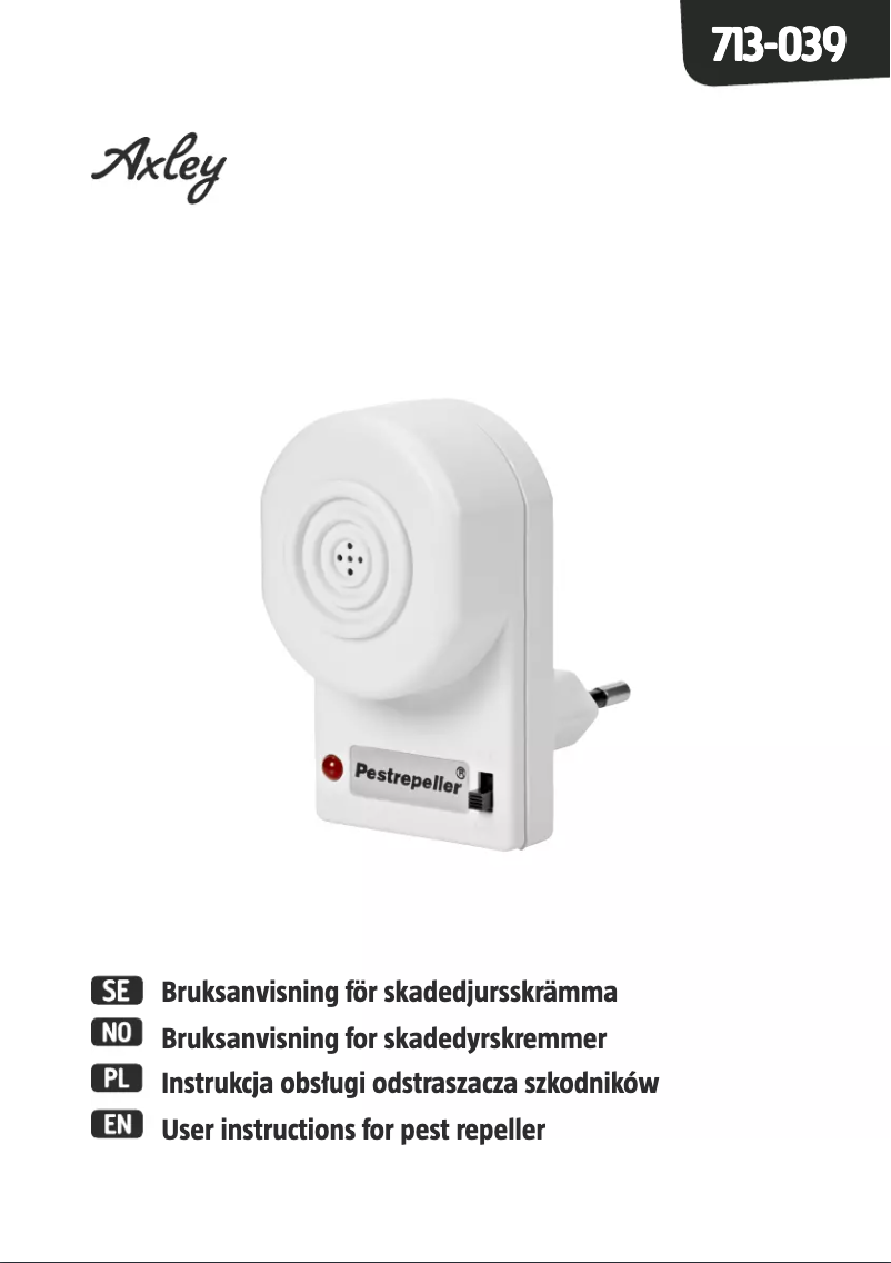 Image de la première page du manuel de l'appareil 713-039