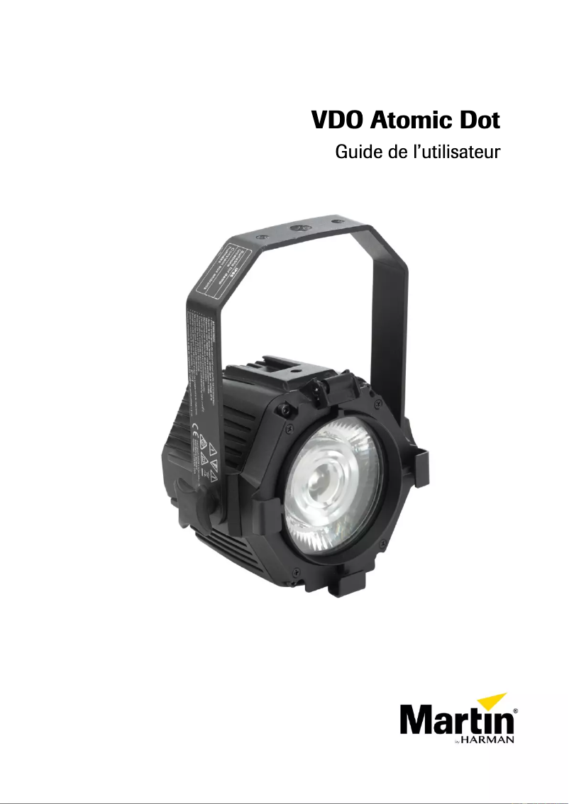 Page 1 de la notice Manuel utilisateur Martin VDO Atomic Dot