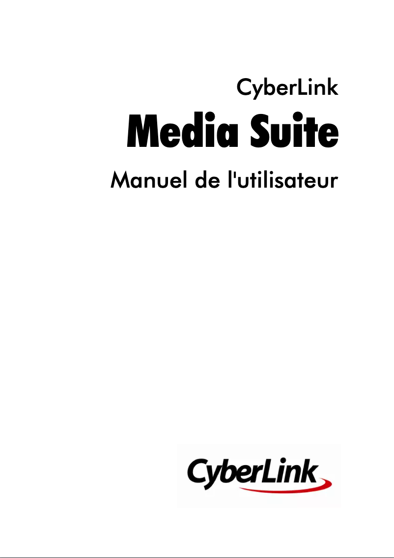 Image de la première page du manuel de l'appareil Media Suite 11