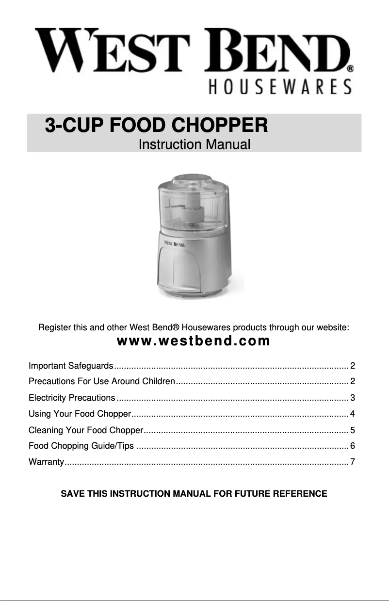 Image de la première page du manuel de l'appareil 6526