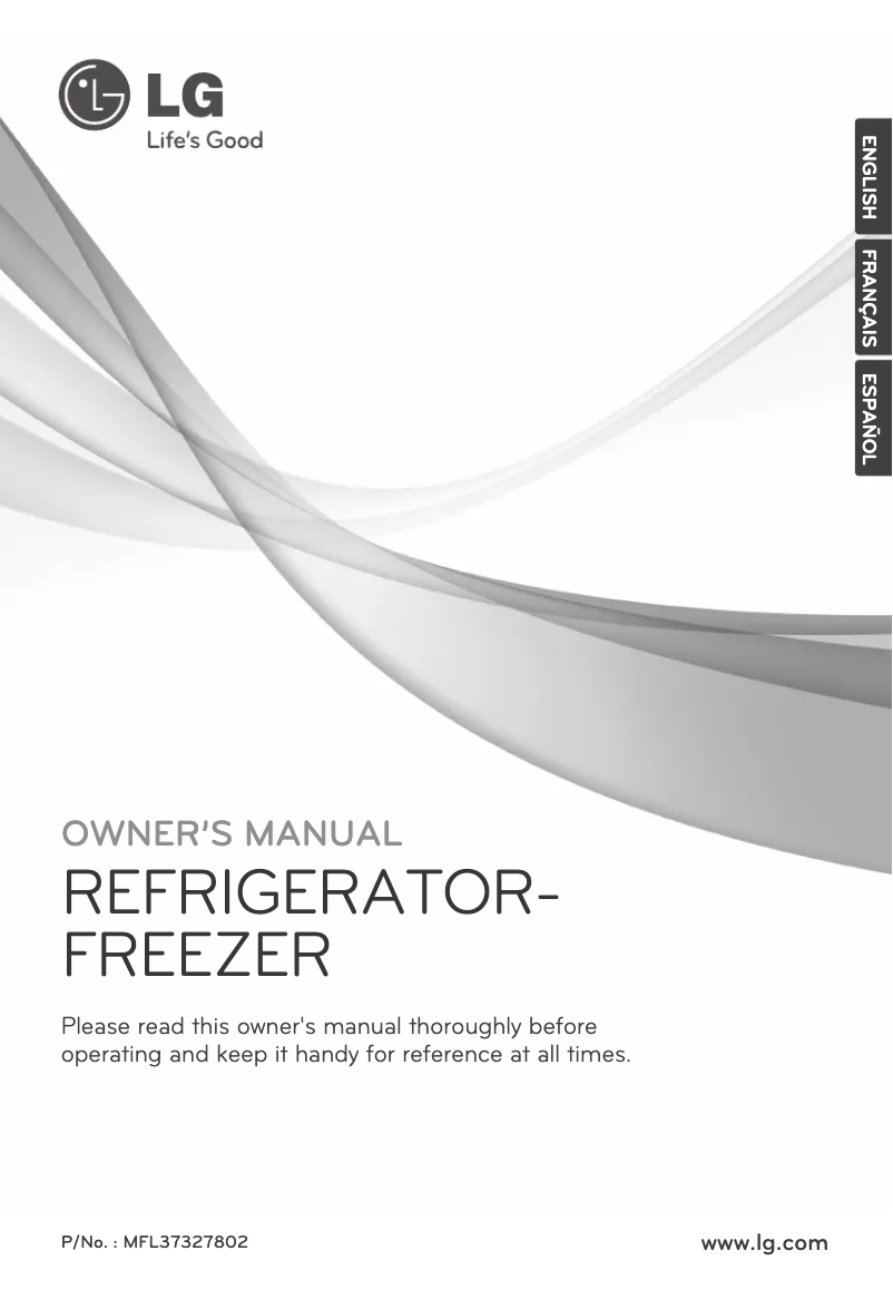 Page n°1 - Manuel utilisateur LG GR-M712YVQ