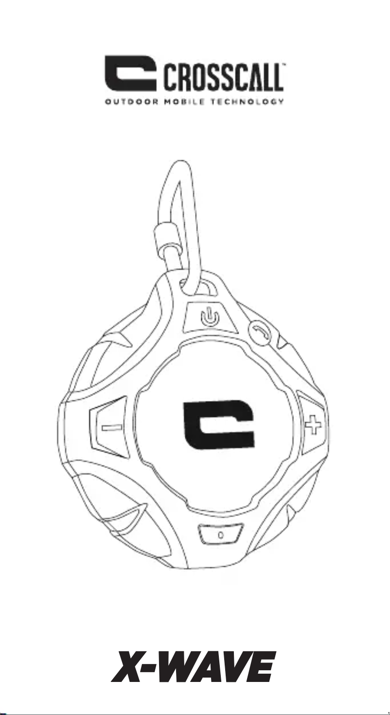 Page 1 of the manual User Manual Crosscall X-WAVE