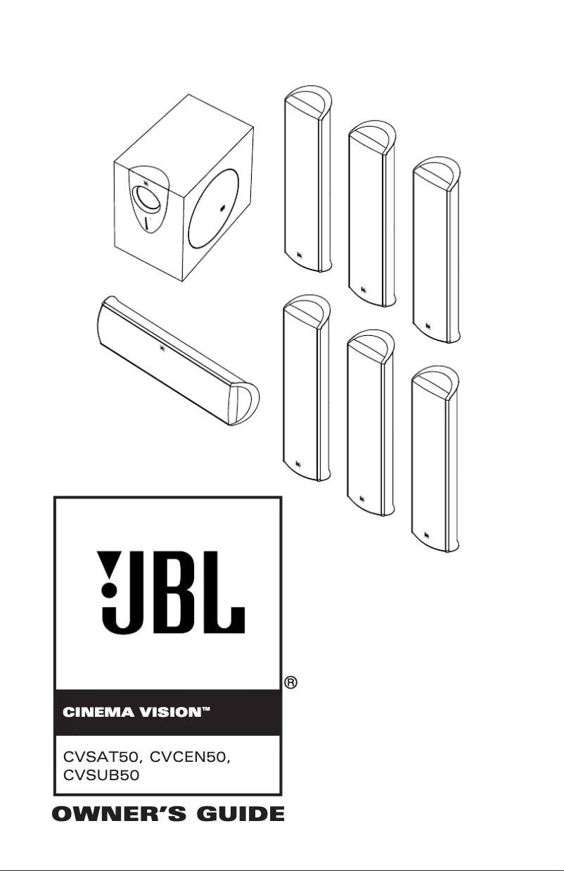 Image de la première page du manuel de l'appareil Cinema Vision CVCEN50