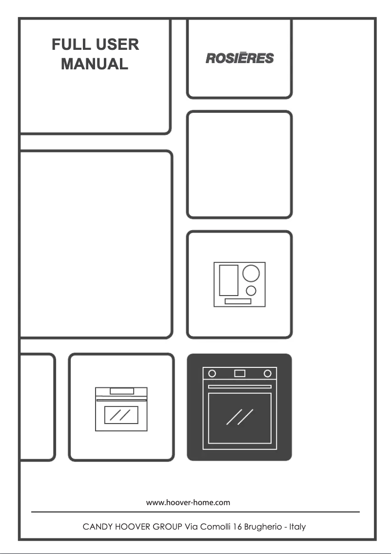 Image de la première page du manuel de l'appareil RO6 M5G5YTB