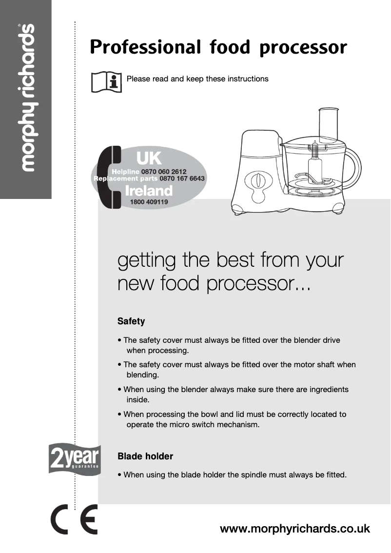 Imagen de la primera página del manual del dispositivo 48490