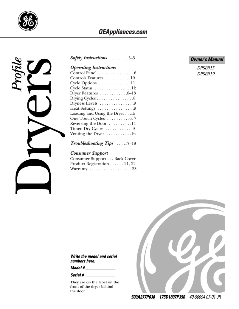 Image de la première page du manuel de l'appareil EED4000BWW