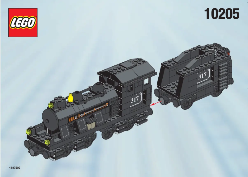 Page 1 de la notice Manuel utilisateur Lego LARGE TRAIN ENGINE W/TENDER