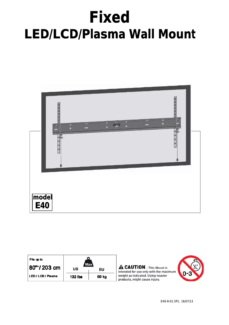 Image de la première page du manuel de l'appareil E40