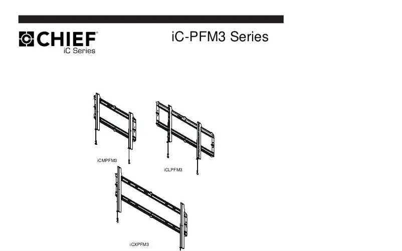 Page n°1 - Manuel utilisateur Chief iCLPFM3B03
