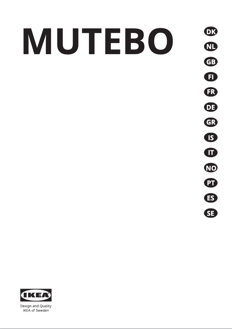 Imagen de la primera página del manual del dispositivo MUTEBO 105.570.41