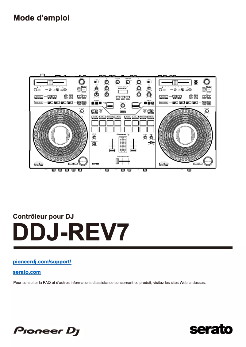 Página 1 del manual Guía de inicio rápido Pioneer DDJ-REV7