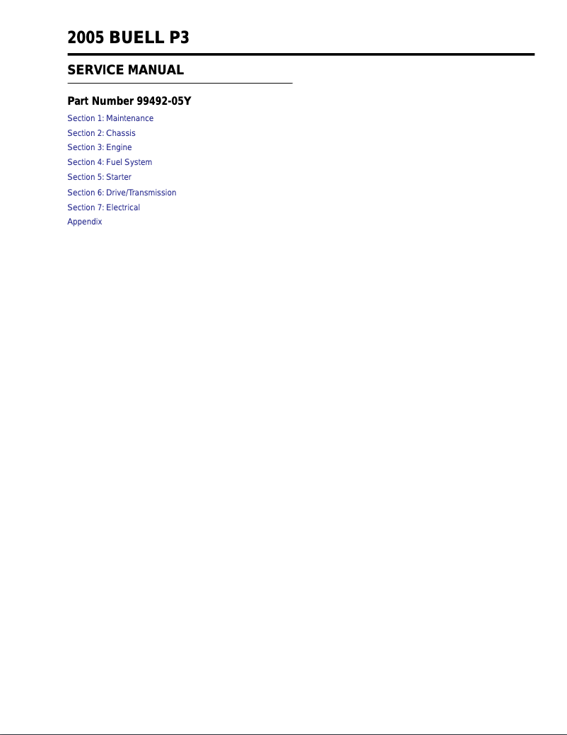 Image de la première page du manuel de l'appareil Blast (2005)