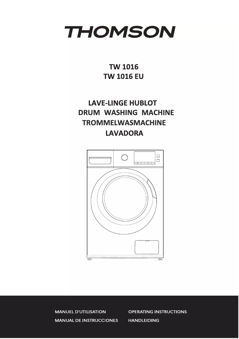 Image de la première page du manuel de l'appareil TW 1016